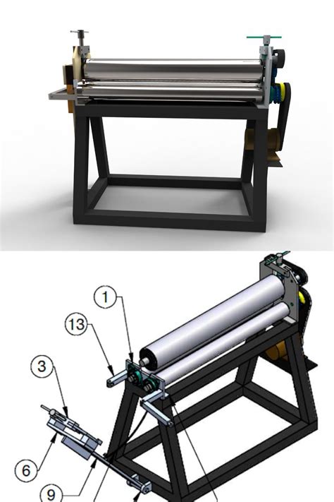 free sheet metal roller plans|make your own metal rolling table.